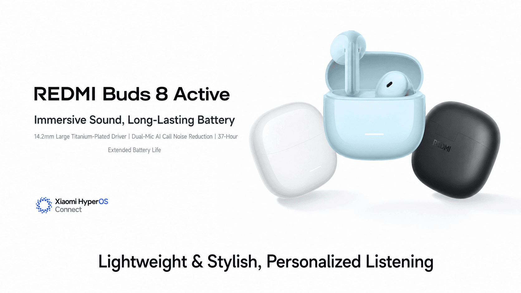 Redmi Buds 8 Active - Цагаан - 2